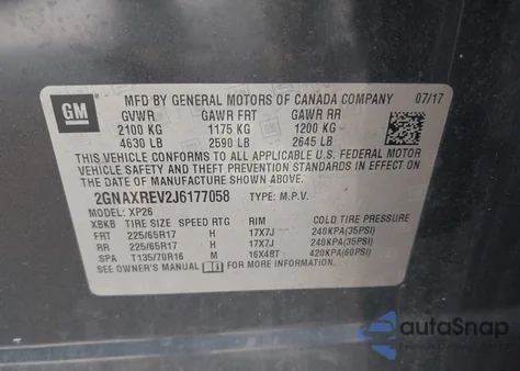 2018 Chevrolet Equinox Ls from USA, damaged, VIN 2GNAXREV2J6177058